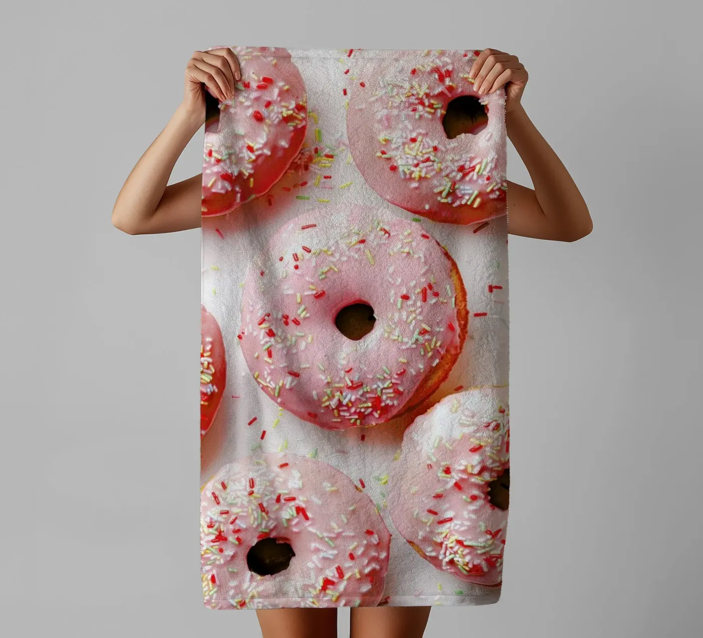 Donuts badhanddoek van Eat this