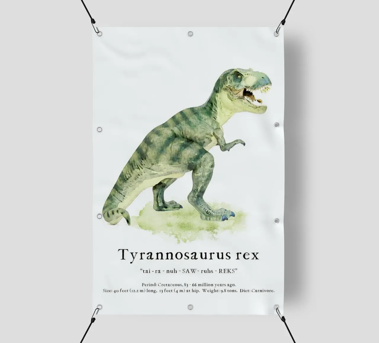 Tyrannosaurus Rex pvc cover by Lila x Lola