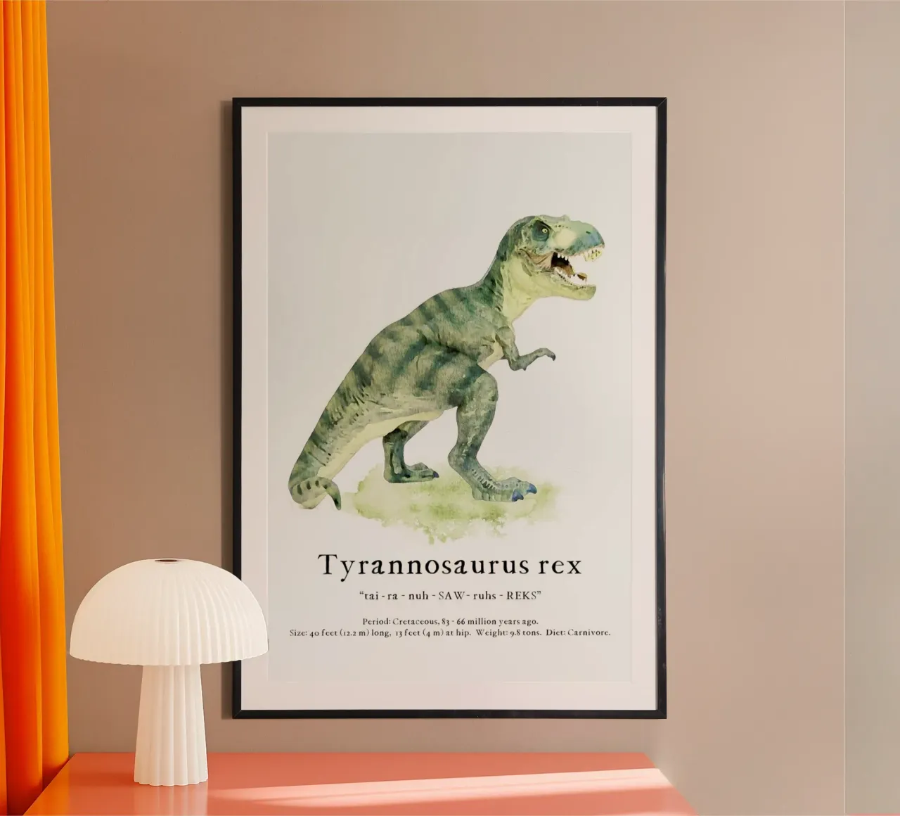 Tyrannosaurus Rex hahnemühle by Lila x Lola