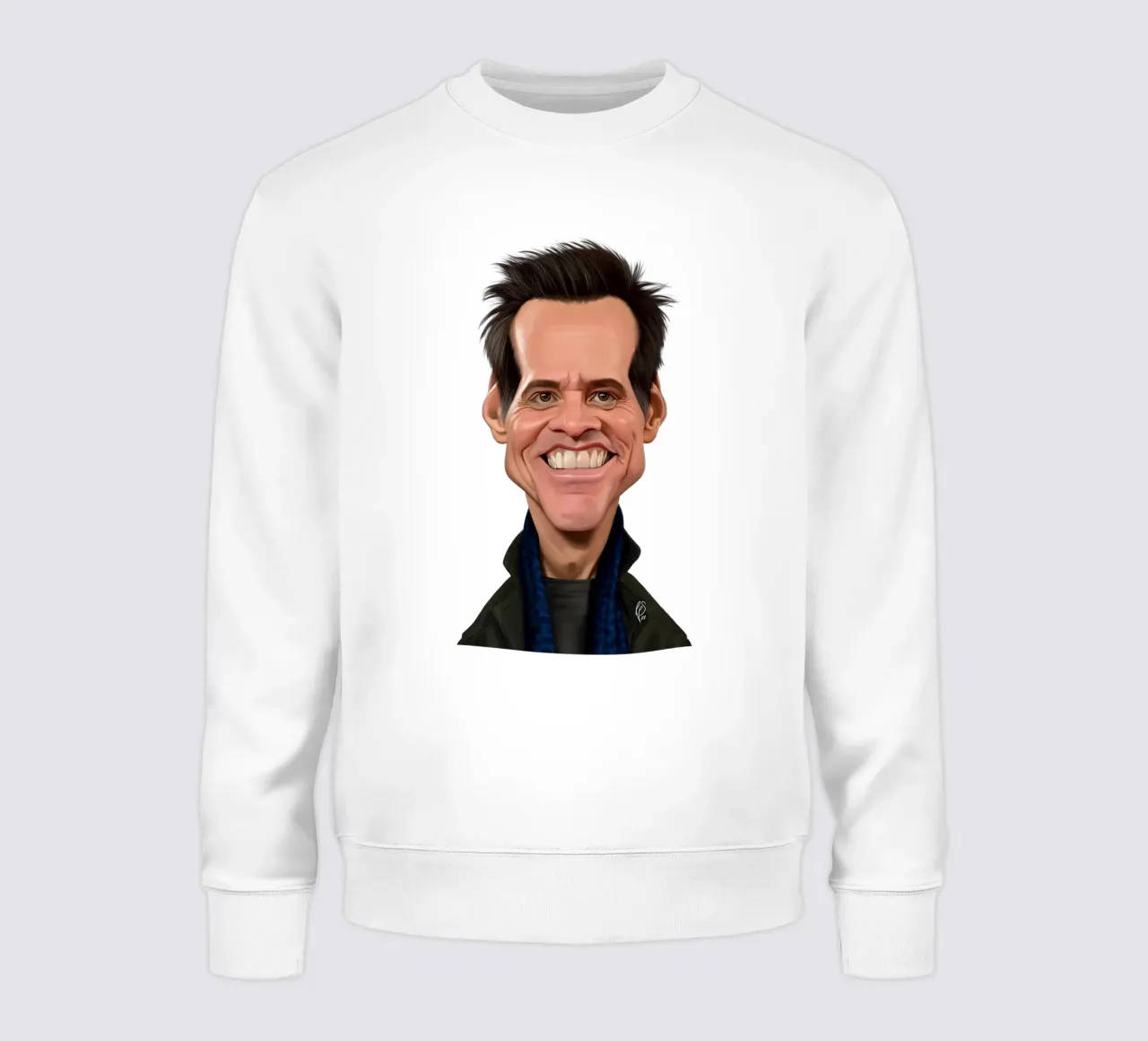 Jim Carrey felpa da Rob Art | Illustration