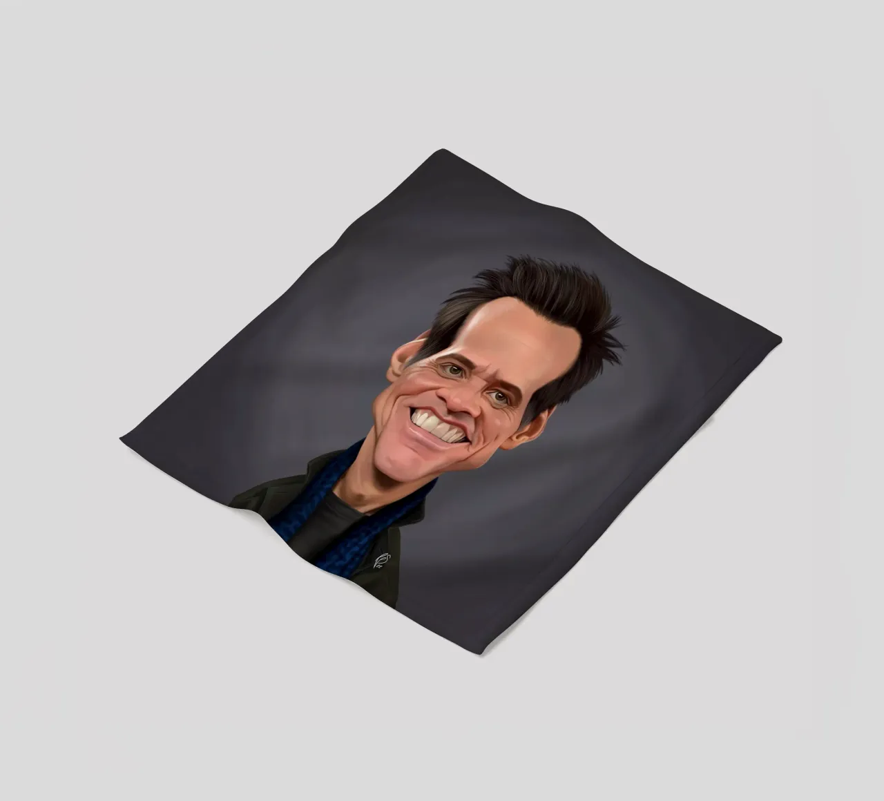 Jim Carrey coperta in pile da Rob Art | Illustration
