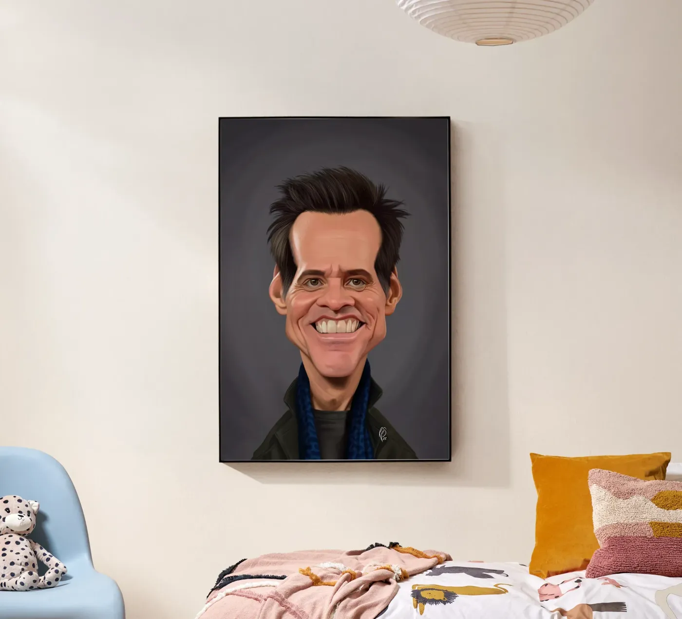 Jim Carrey plexiglass da Rob Art | Illustration