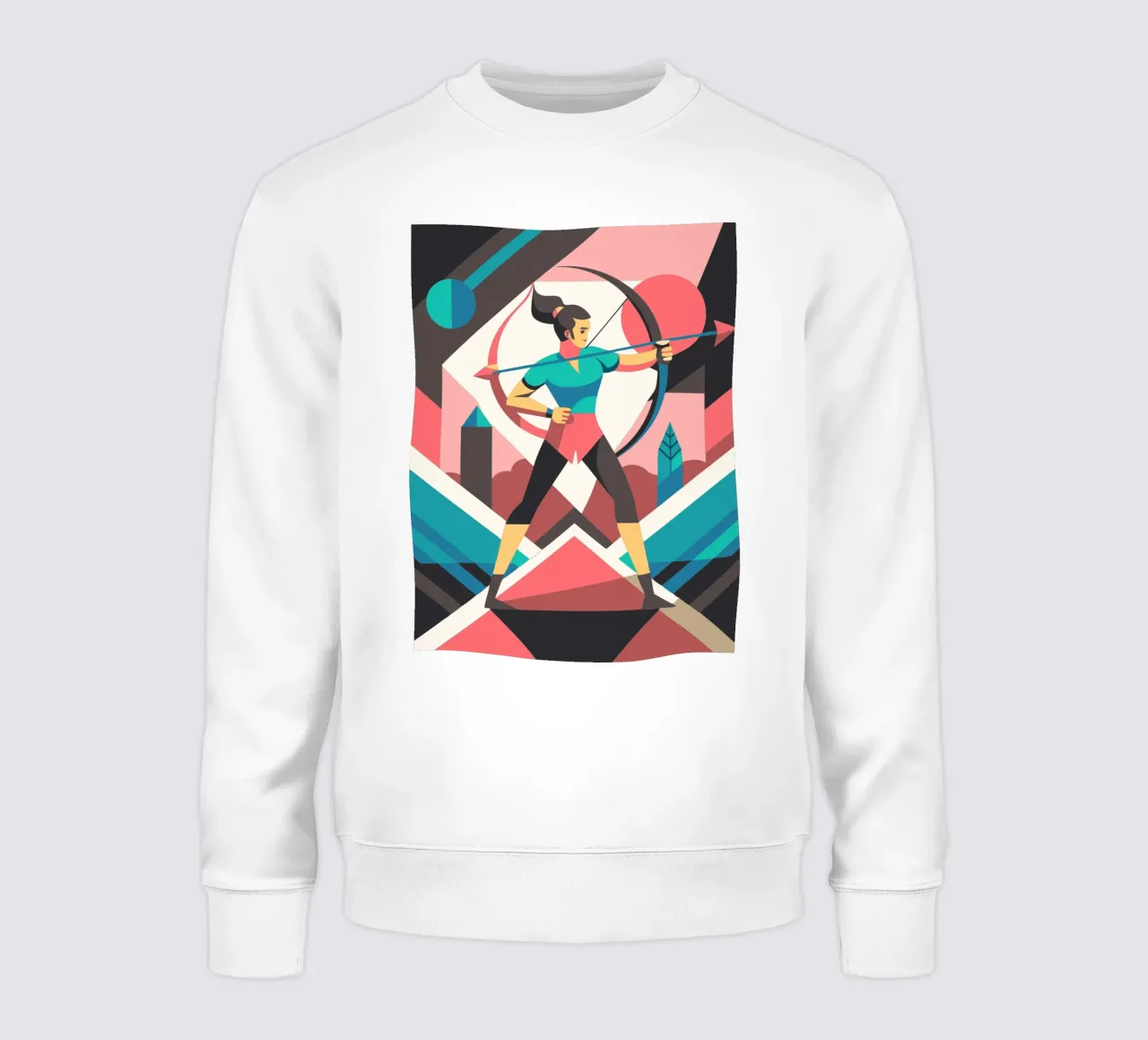 tiro con arco deporte vector imaginación sudadera de Faiza