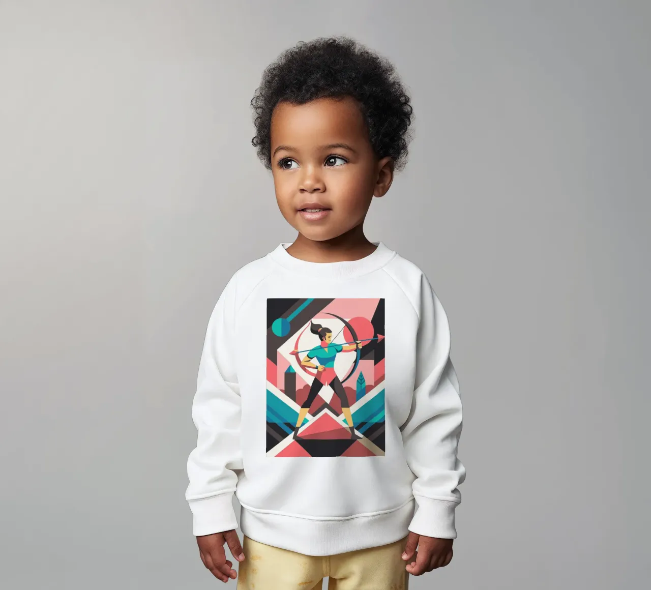 tiro con arco deporte vector imaginación sudadera de bebé de Faiza