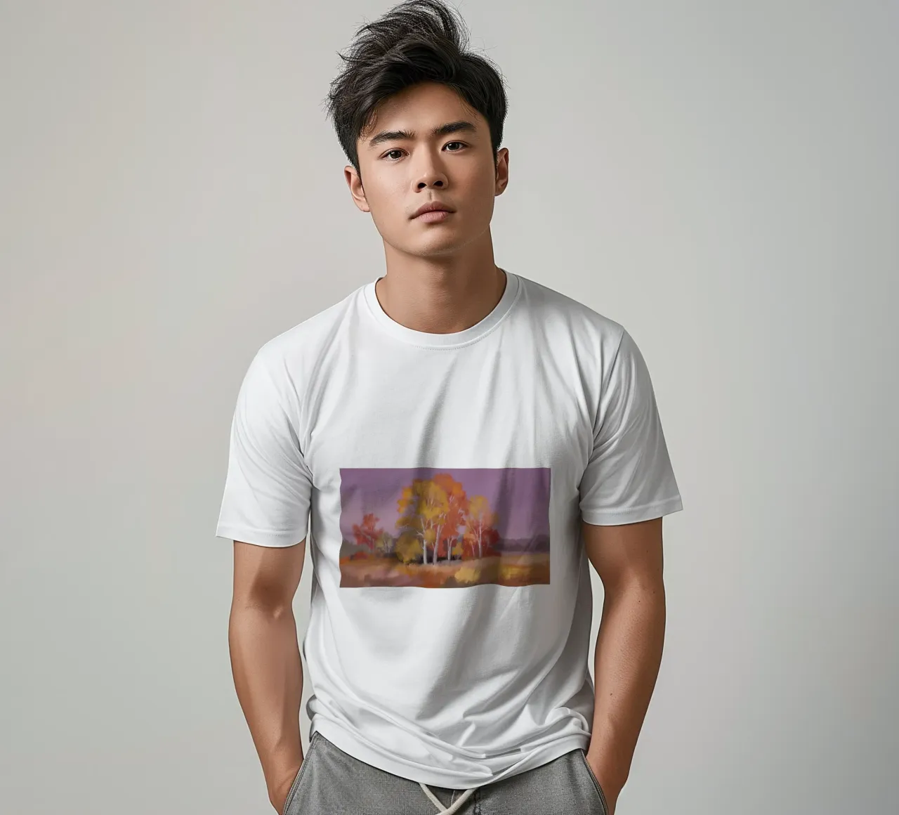 I pioppi d'autunno brillano t-shirt da Radiance Landscape