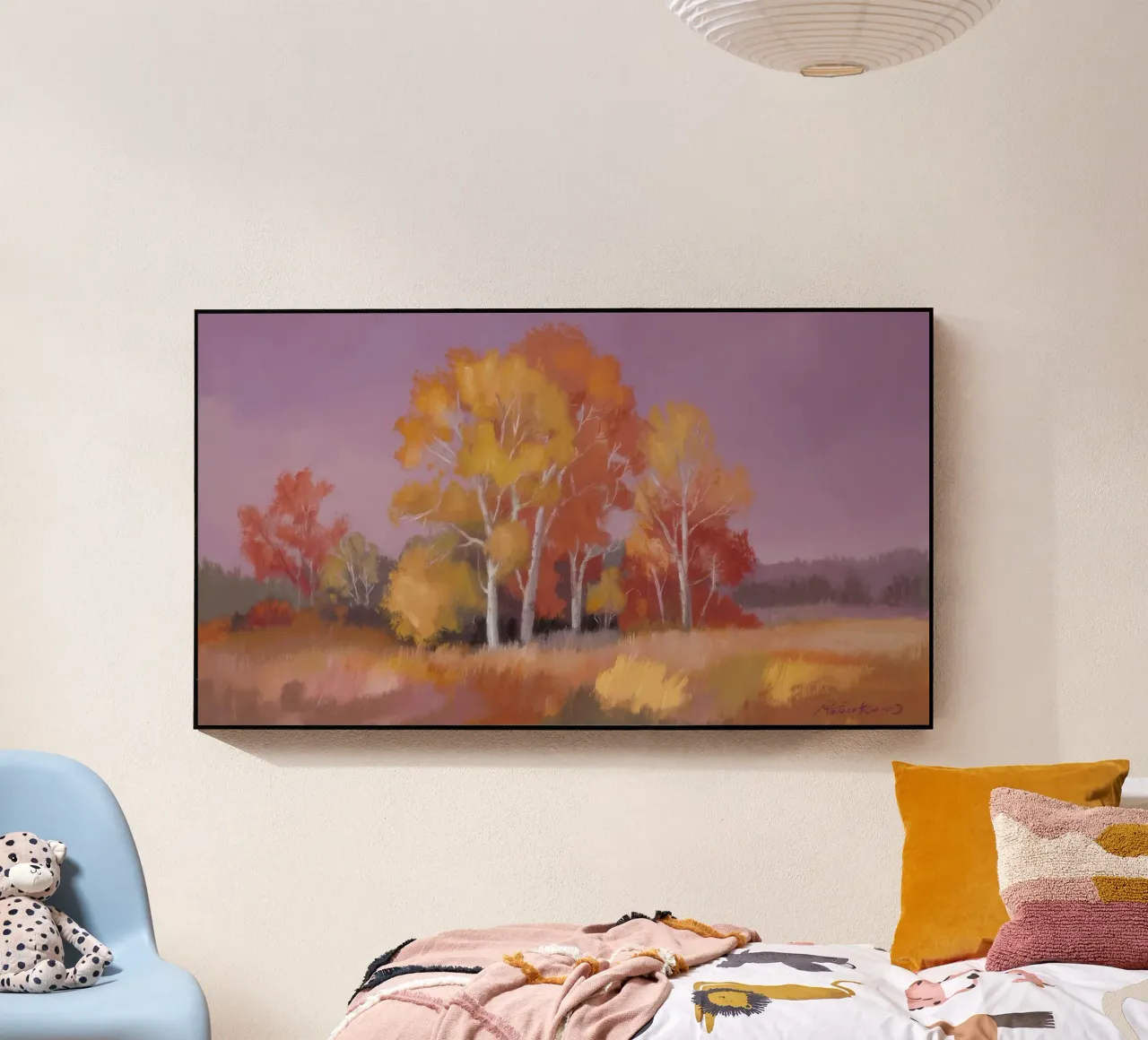 I pioppi d'autunno brillano plexiglass da Radiance Landscape