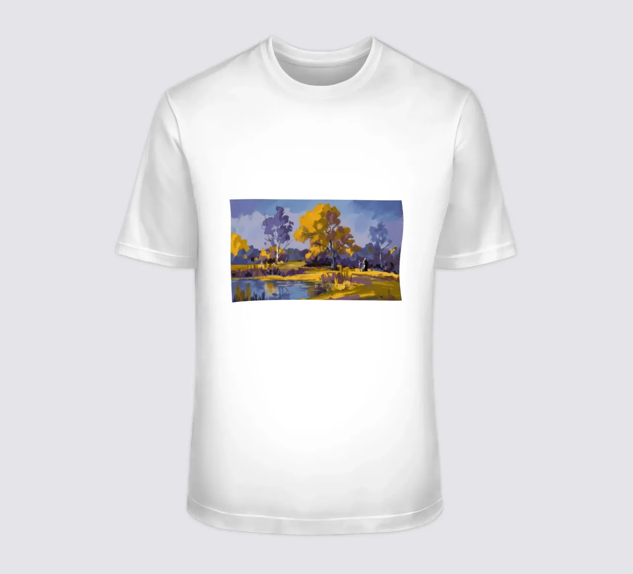 Ansa del fiume d'oro t-shirt da Radiance Landscape