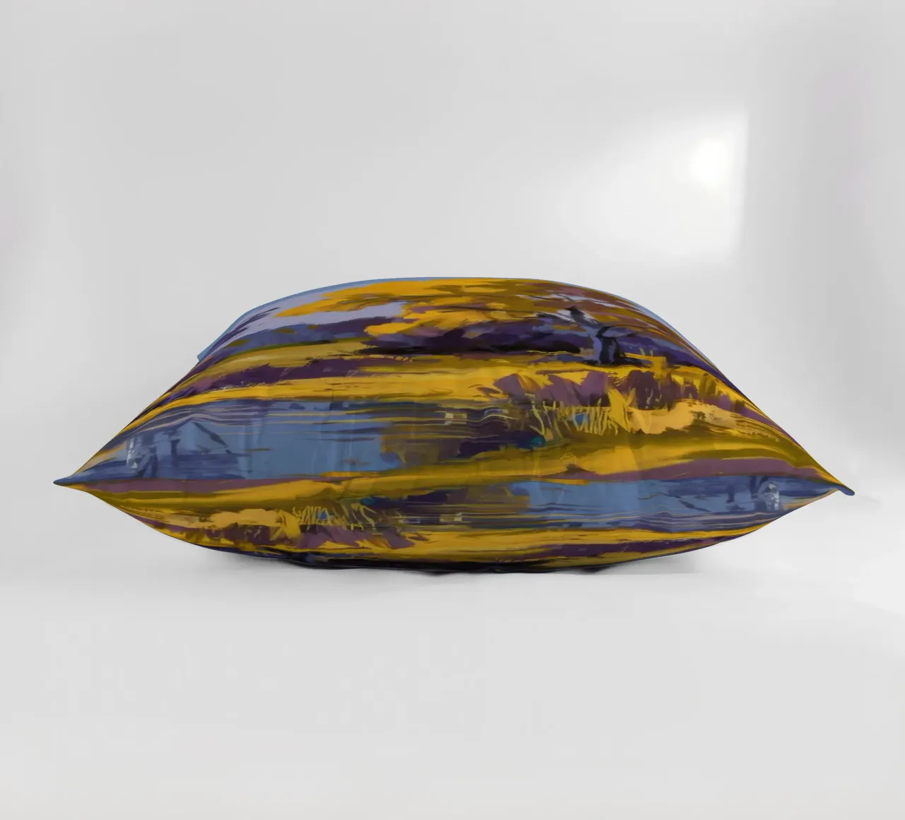 Ansa del fiume d'oro cuscino da Radiance Landscape