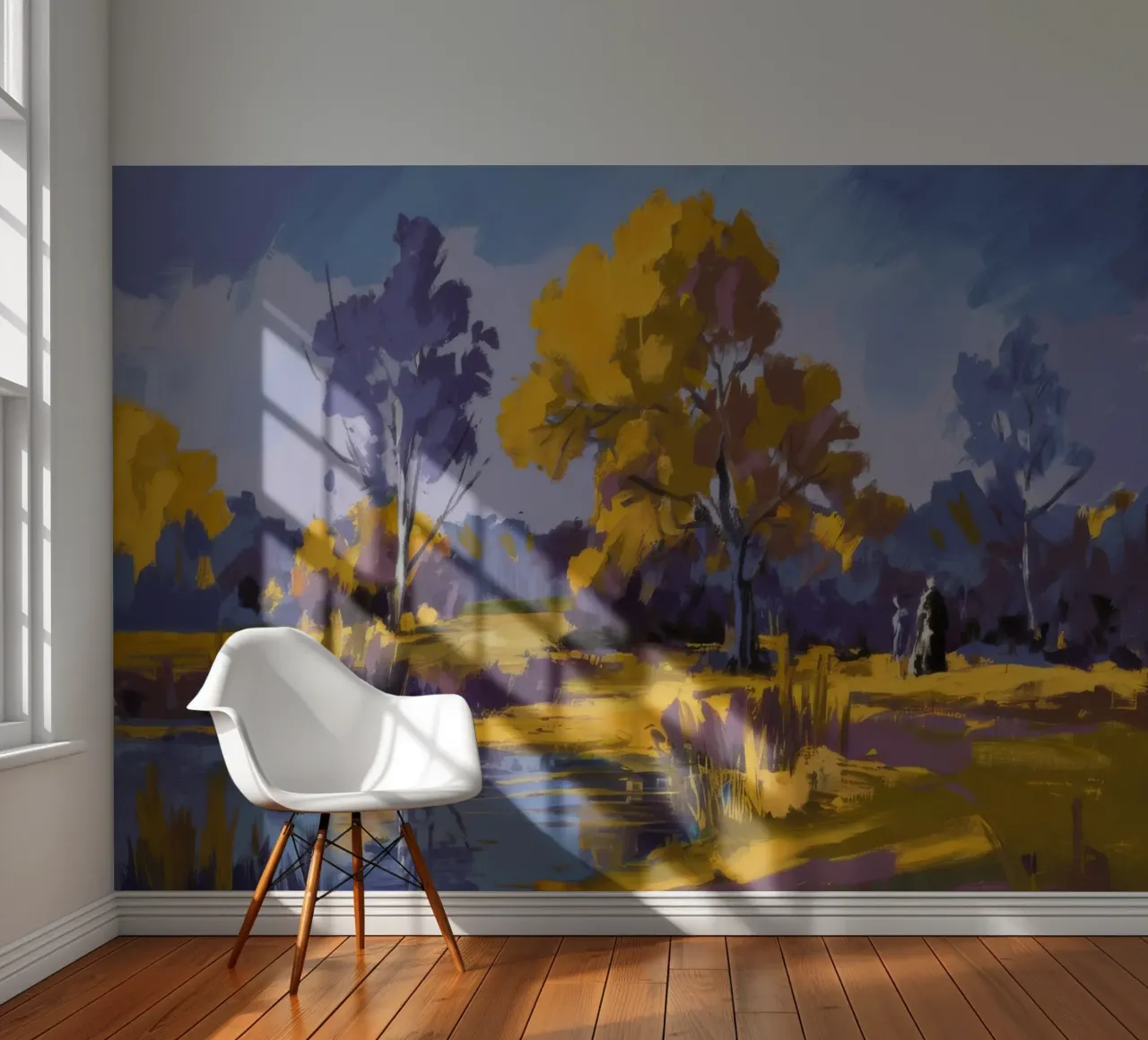 Golden River Bend photo wallpaper by Radiance Landscape