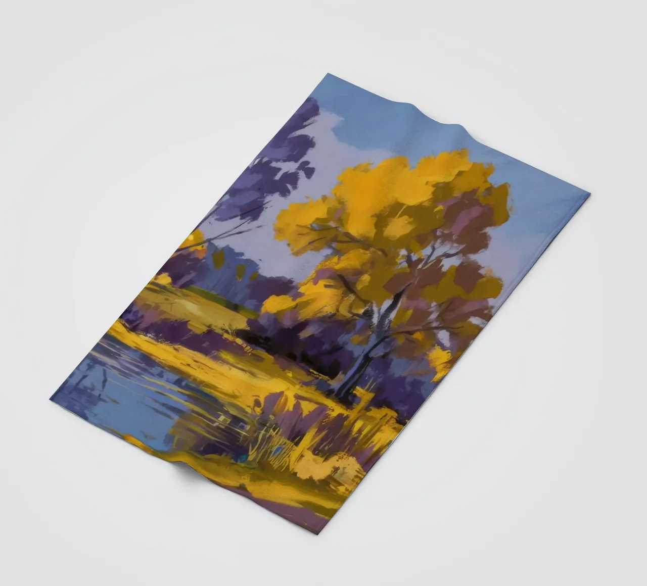 Ansa del fiume d'oro coperta in pile da Radiance Landscape