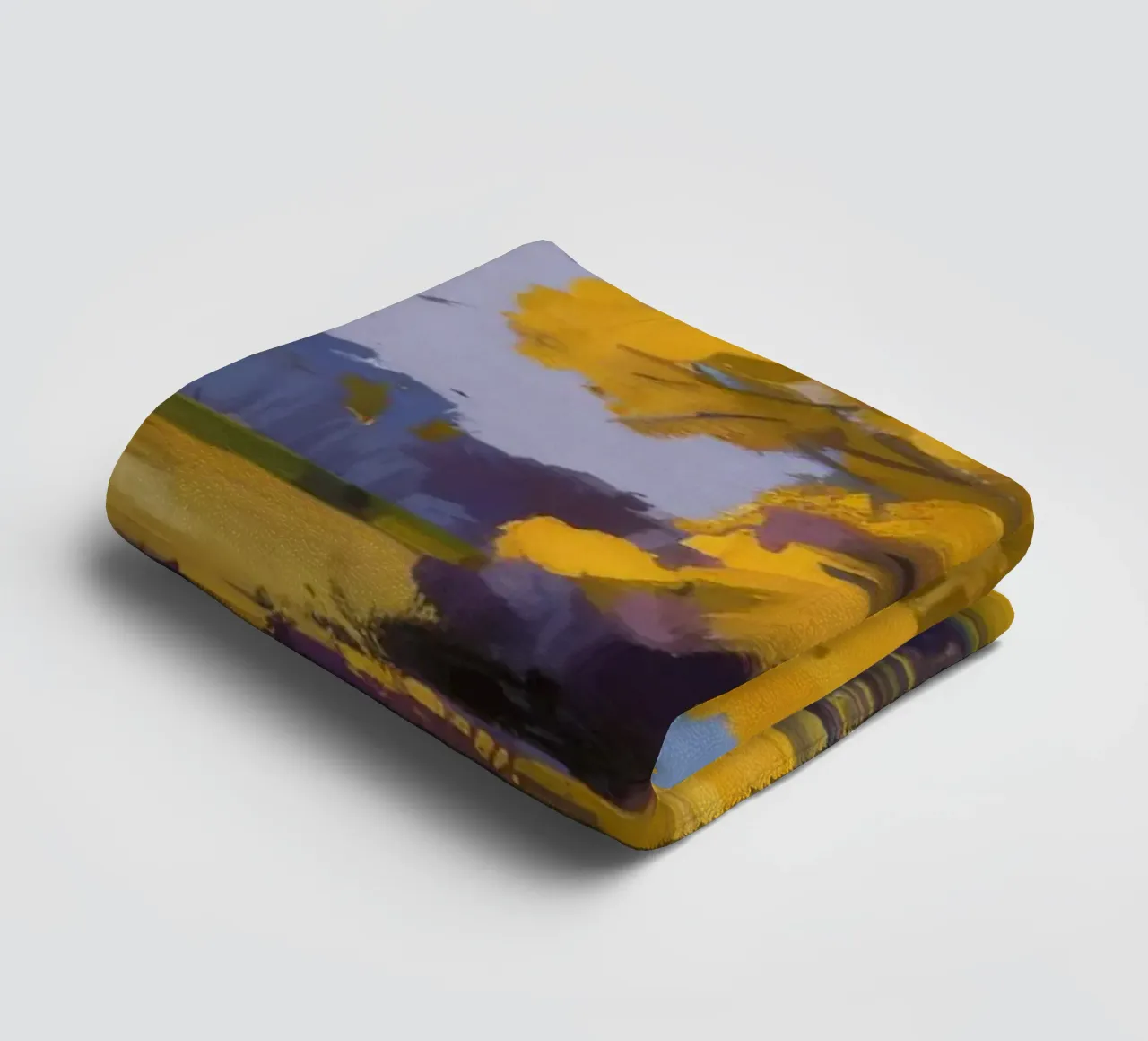 Ansa del fiume d'oro asciugamano da bagno da Radiance Landscape