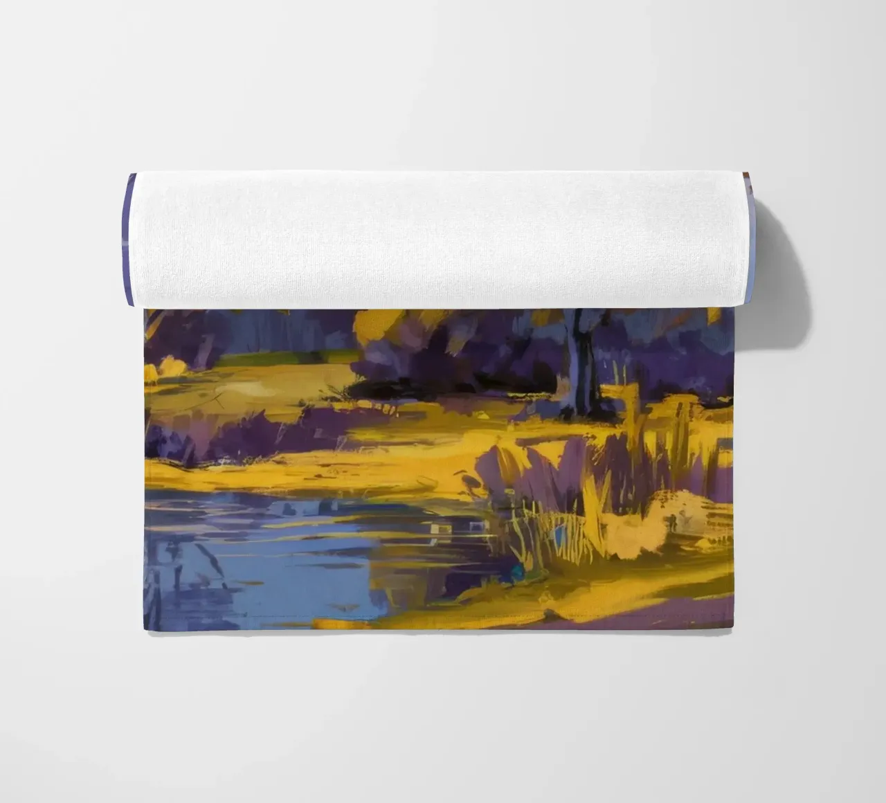 Ansa del fiume d'oro telo mare da Radiance Landscape