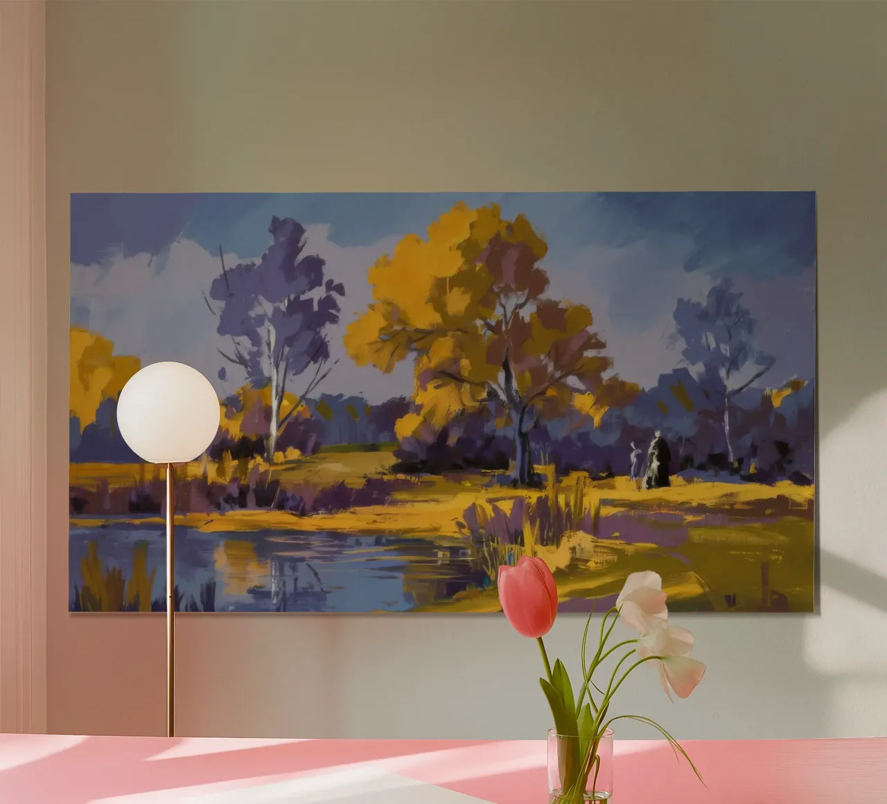 Ansa del fiume d'oro carta hahnemühle da Radiance Landscape