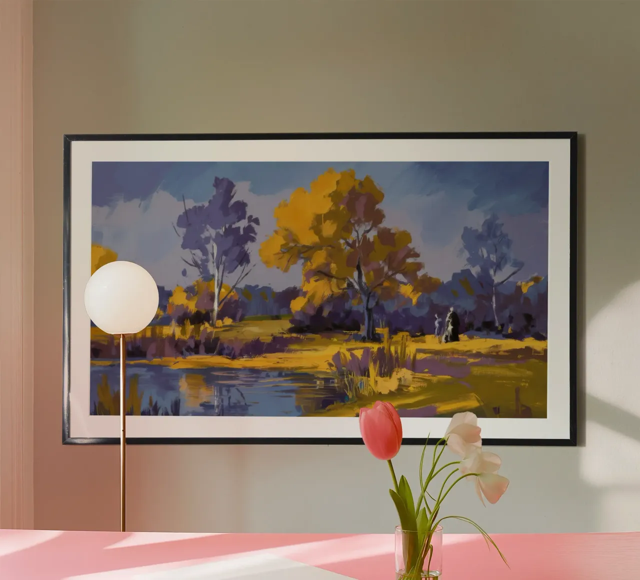 Ansa del fiume d'oro carta hahnemühle da Radiance Landscape