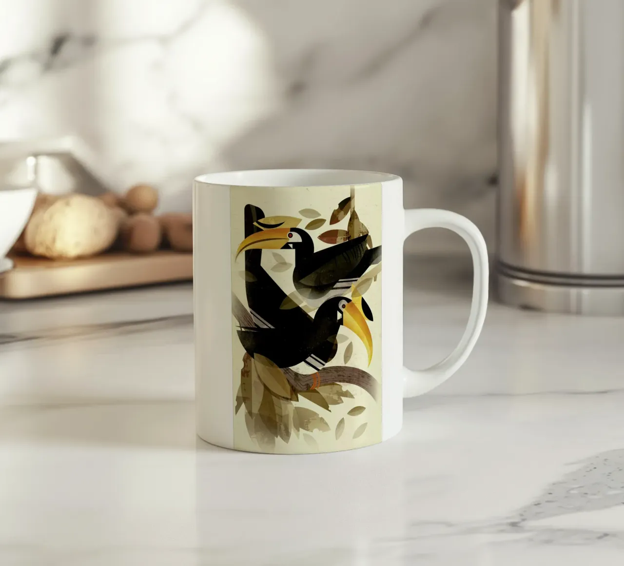Hornbill tazza in ceramica da Dieter Braun