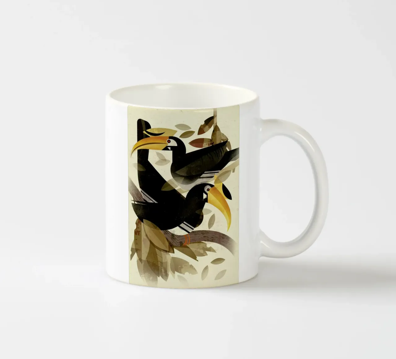 Hornbill tazza in ceramica da Dieter Braun