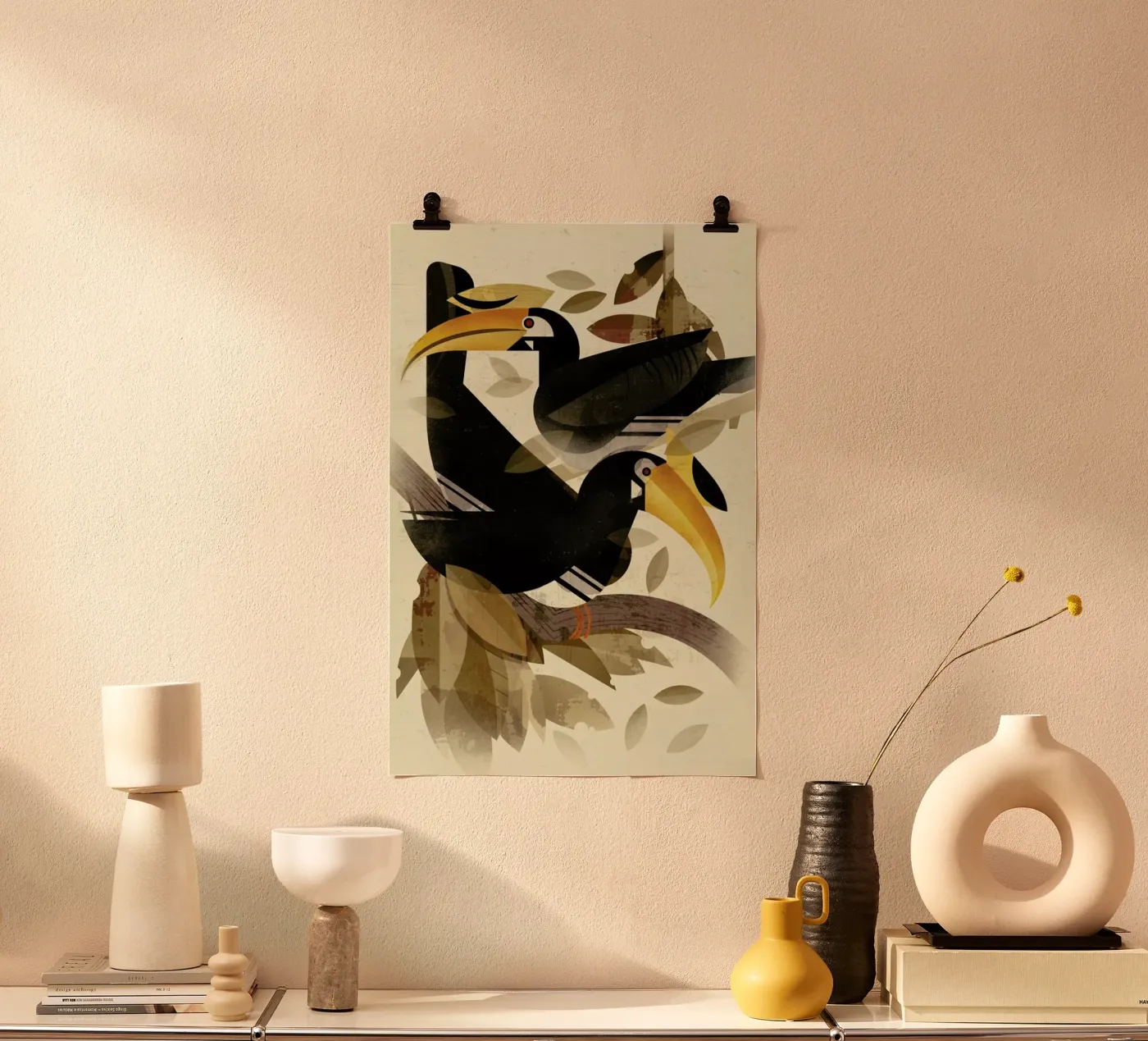 Hornbill poster da Dieter Braun
