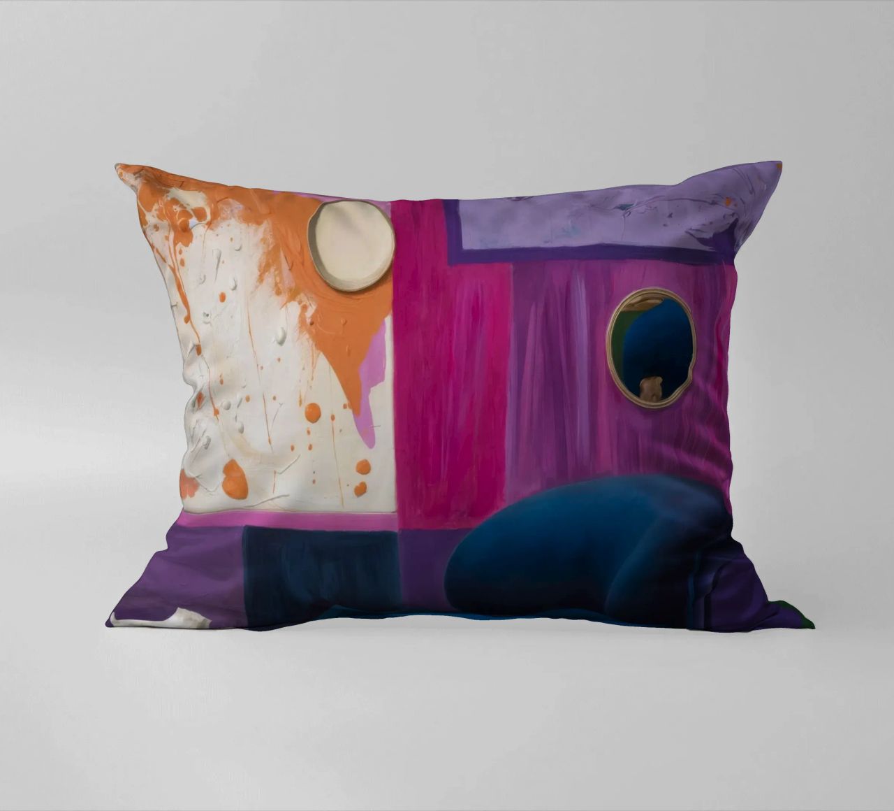 Velvet Dream Seeker decorative cushion by Opal Strokes