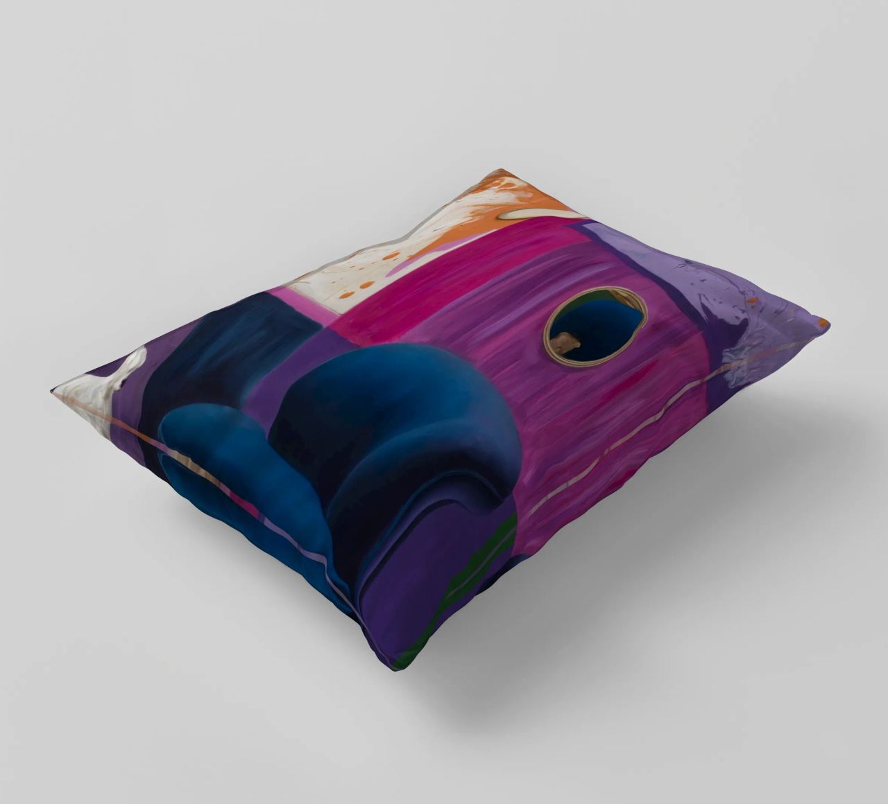 Velvet Dream Seeker decorative cushion by Opal Strokes