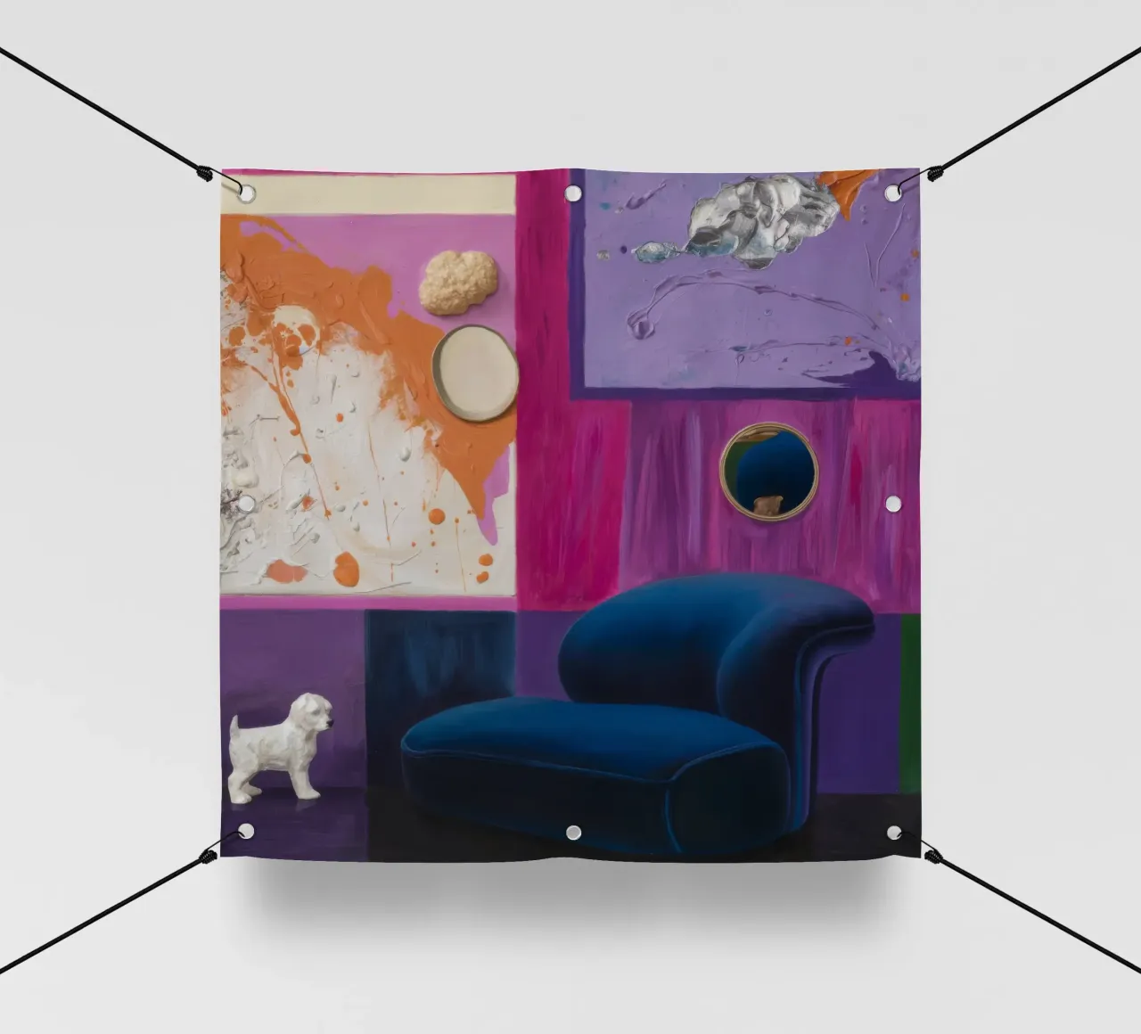 Cercatore di sogni di velluto telo in pvc da Opal Strokes