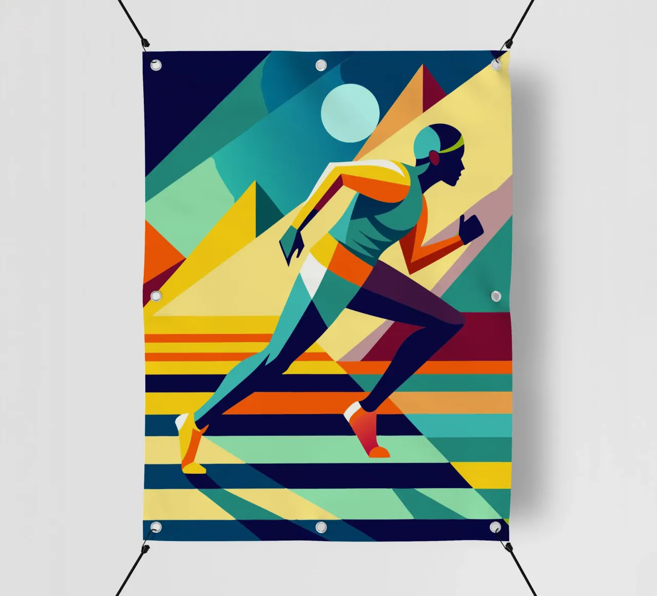 atletismo deporte vector imaginación lonas publicitarias de Faiza