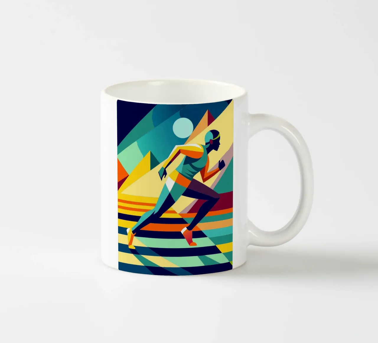 atletismo deporte vector imaginación taza de cerámica de Faiza