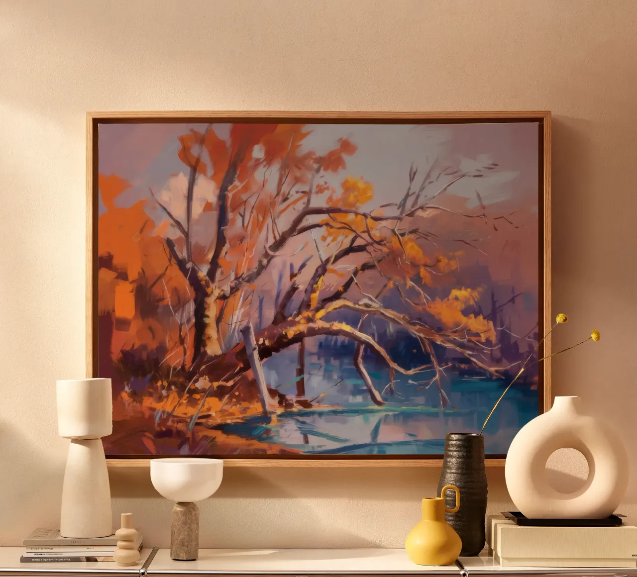 Das letzte Gefecht des knorrigen Baumes Leinwand von Radiance Landscape