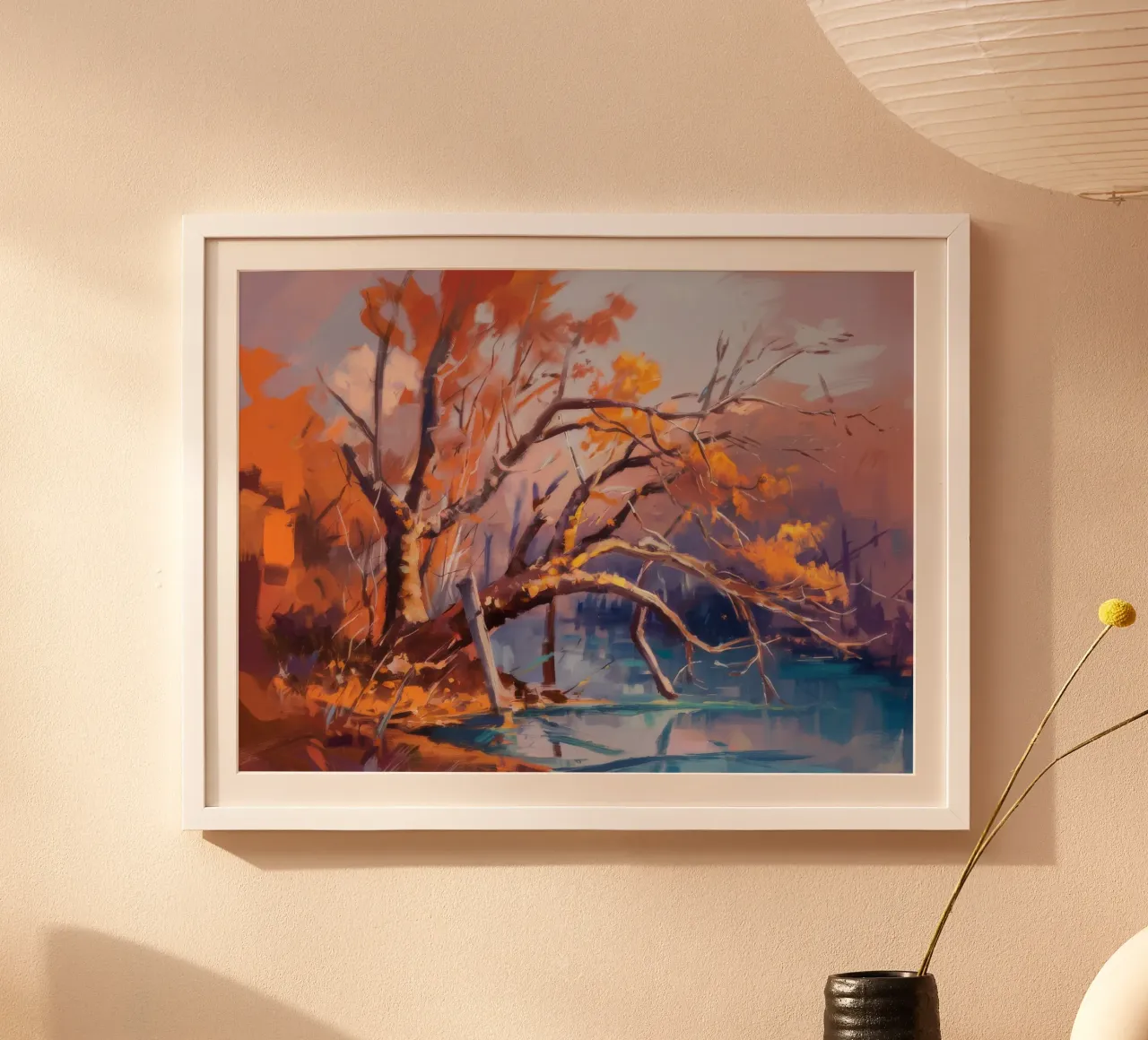 Das letzte Gefecht des knorrigen Baumes Poster von Radiance Landscape