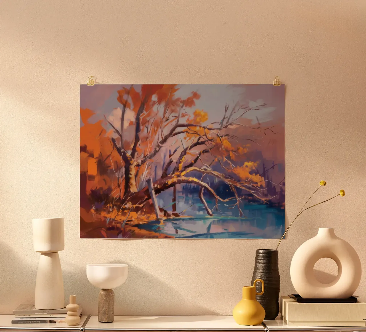 Das letzte Gefecht des knorrigen Baumes Poster von Radiance Landscape