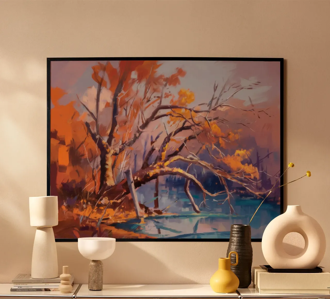 Das letzte Gefecht des knorrigen Baumes Poster von Radiance Landscape