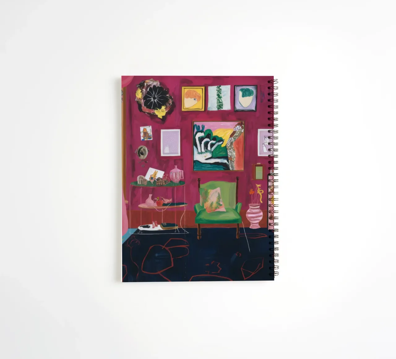 Maximalist Art Trove spiral notebook by Opal Strokes