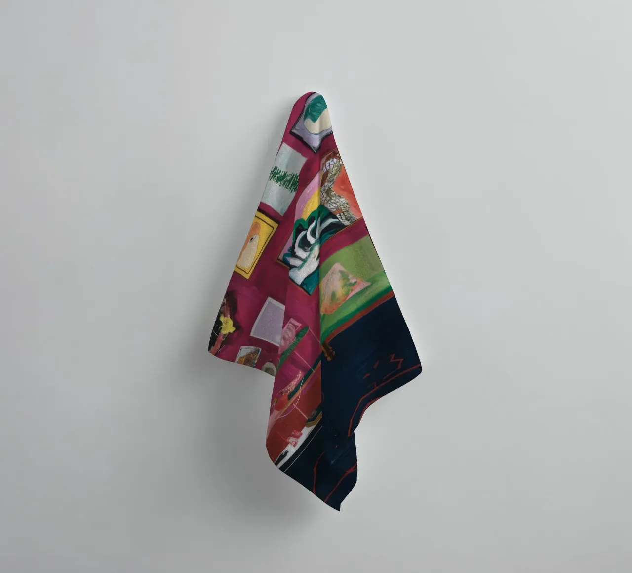 Maximalist Art Trove towel by Opal Strokes