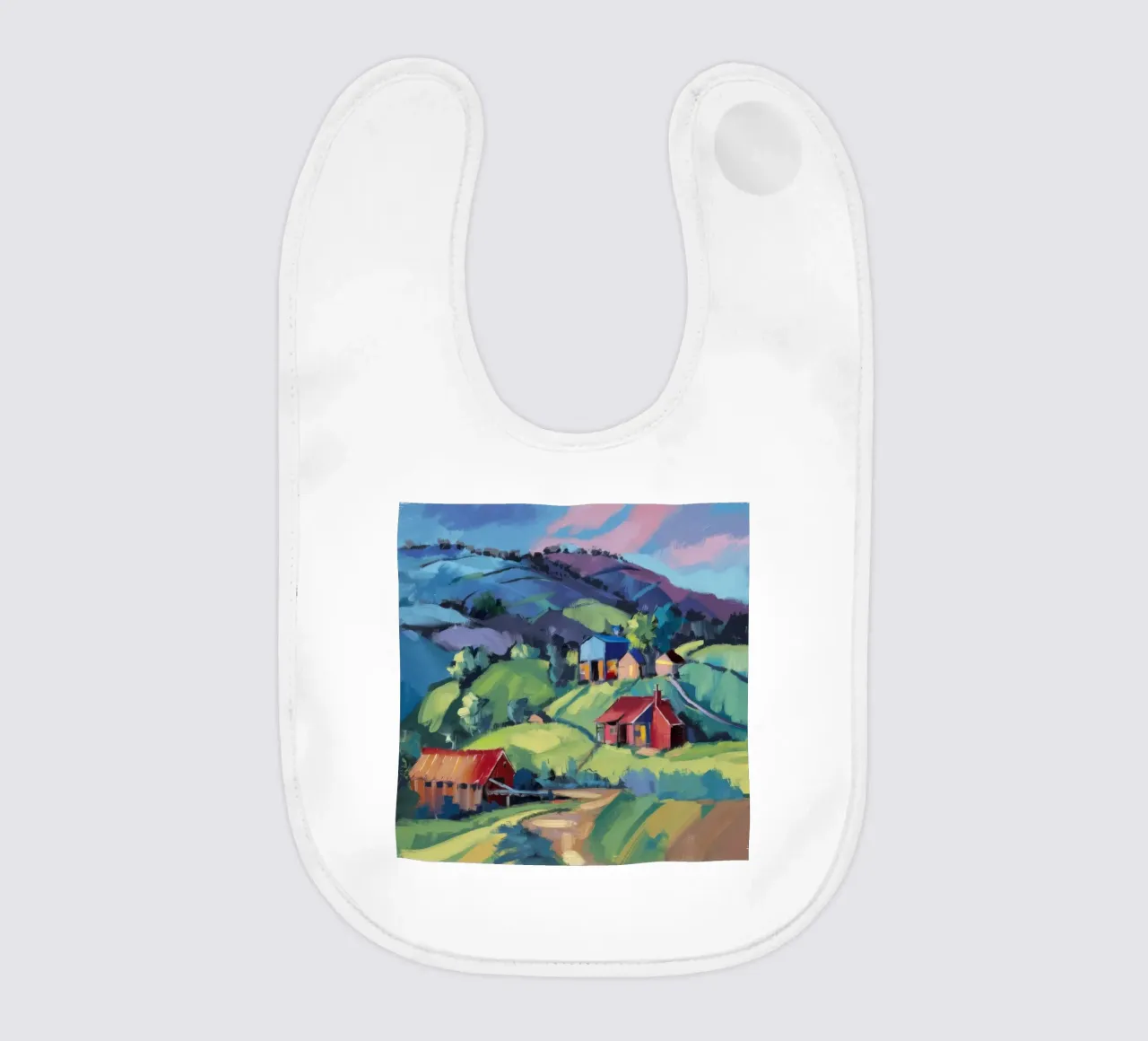 Colline del Fienile Cremisi bavaglino da Radiance Landscape
