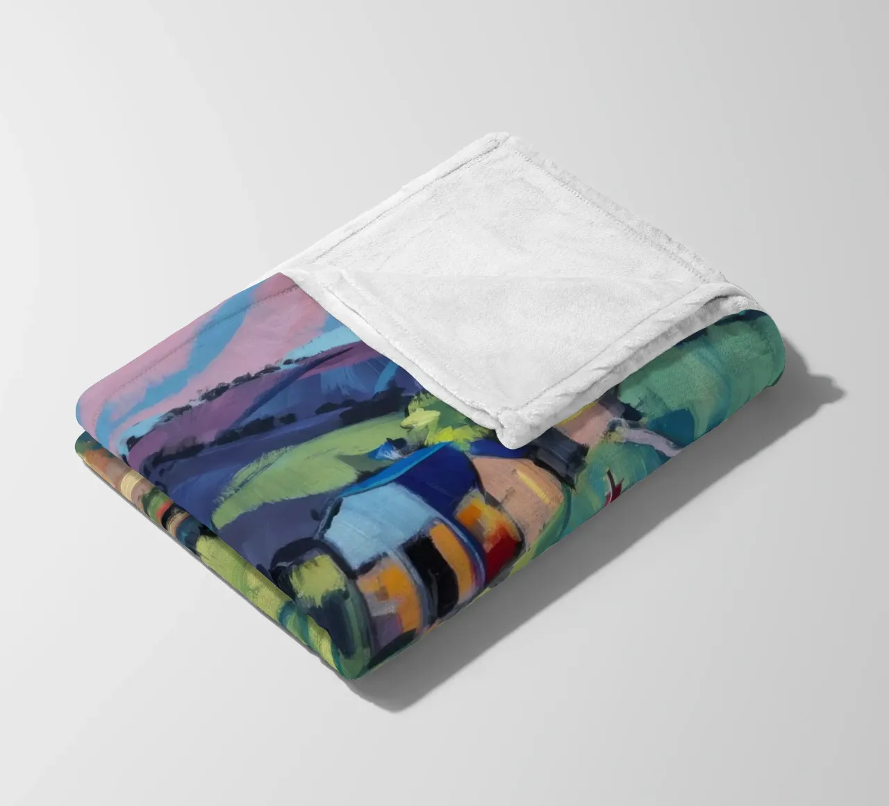 Colline del Fienile Cremisi coperta in pile da Radiance Landscape