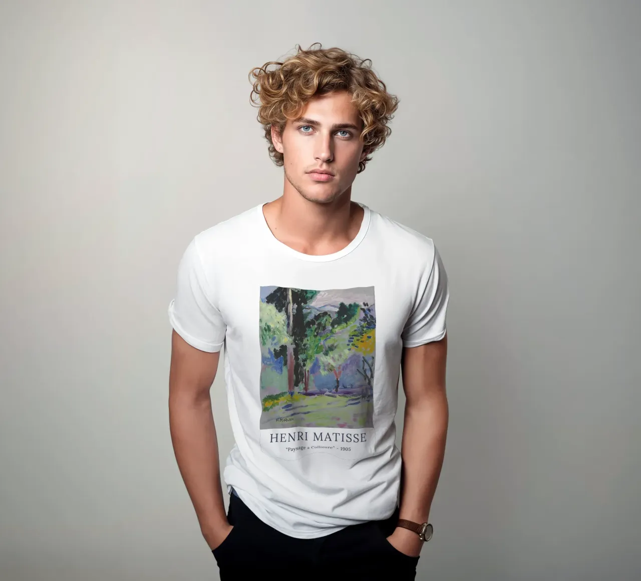 paesaggio a collioure t-shirt da Stev Shop