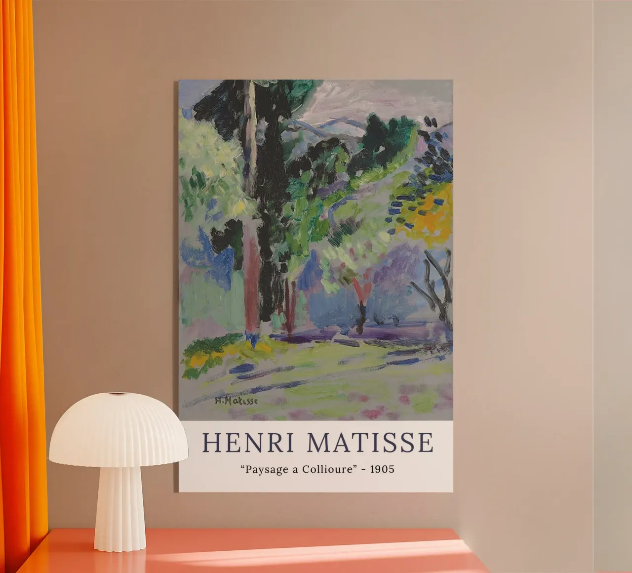 paesaggio a collioure plexiglass da Stev Shop