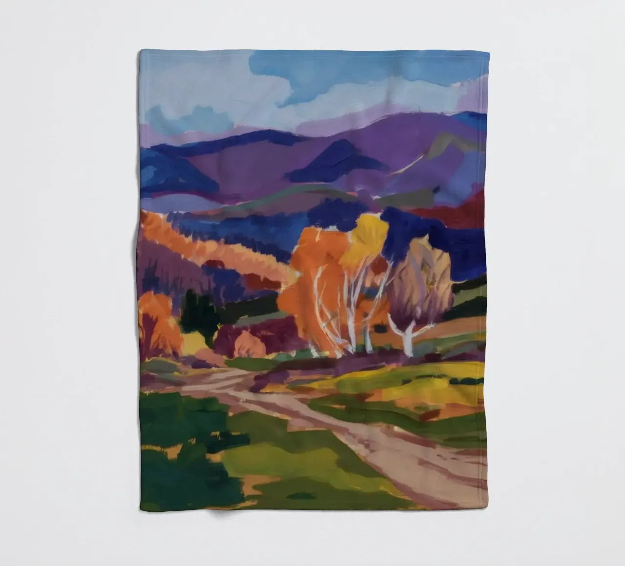 Autumn Valley Vista coperta in pile da Radiance Landscape