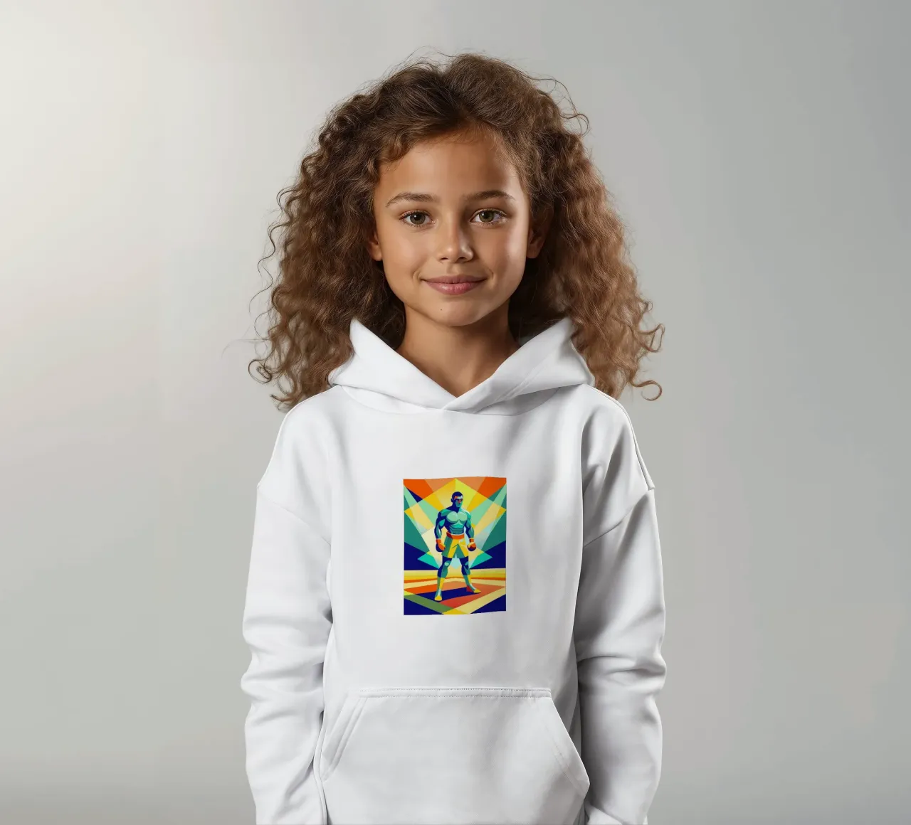 boxing sport vector imagination kids hoodie by Faiza