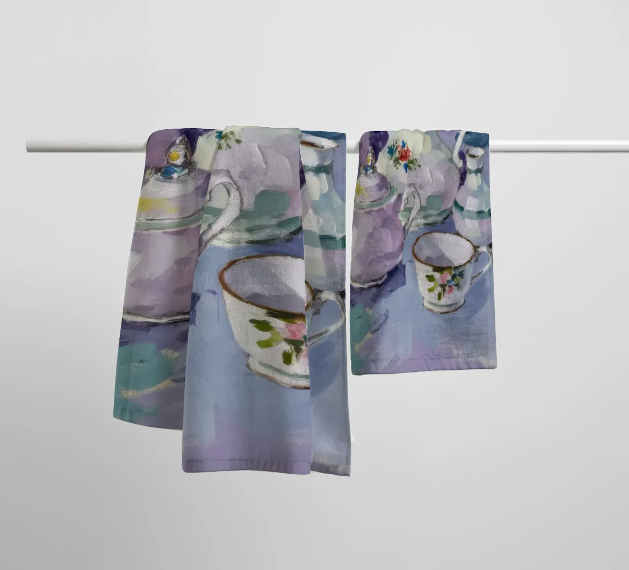 Porcelain Tea Set towel by Radiance Landscape
