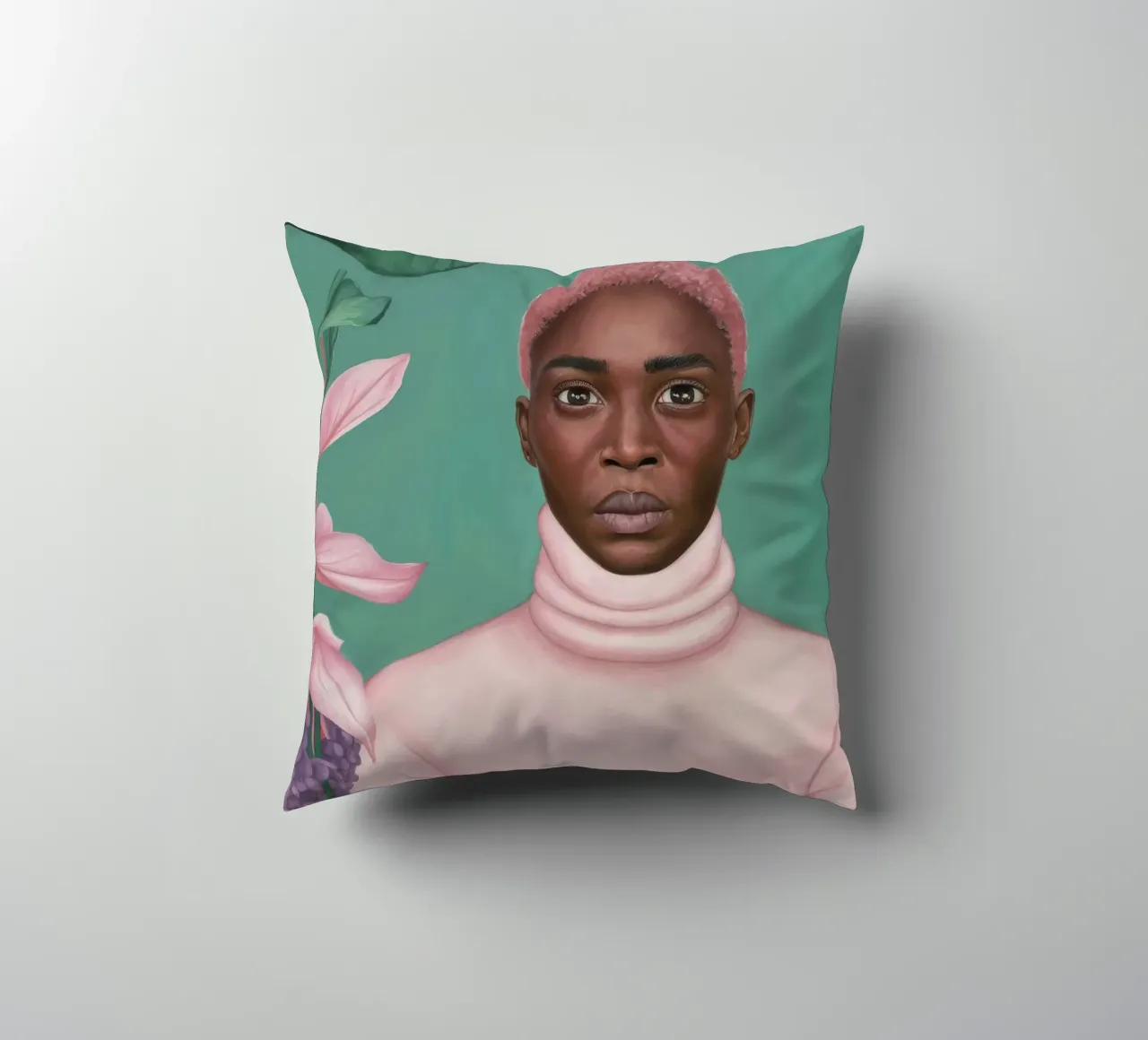 Pink Poise Profile cuscino da Opal Strokes