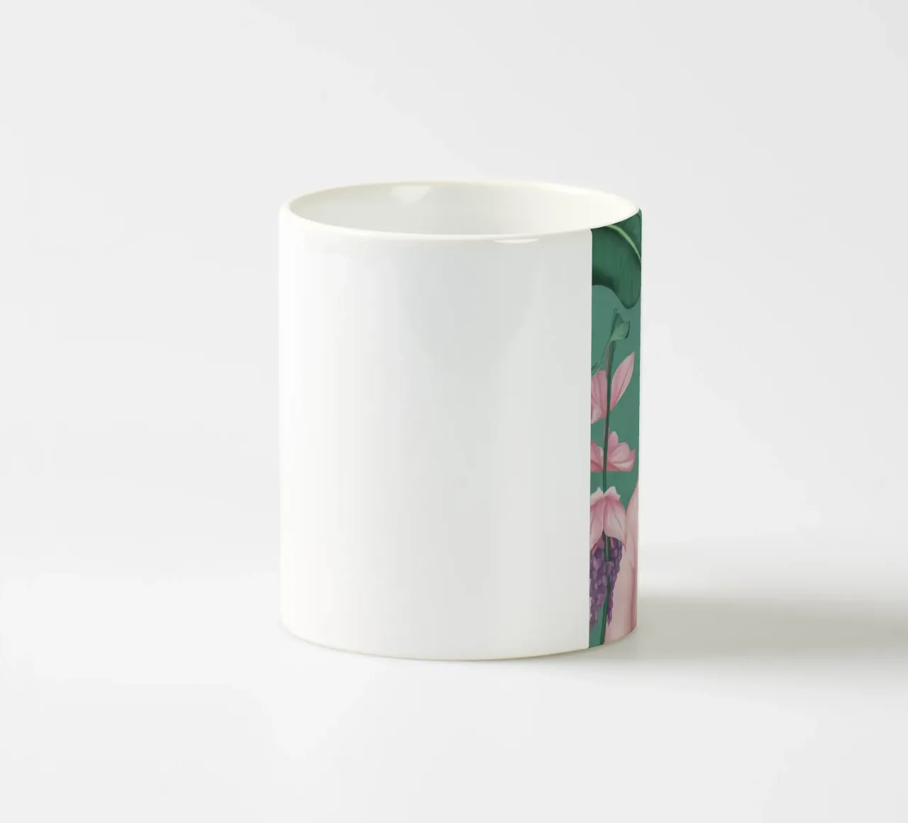 Pink Poise Profile tazza in ceramica da Opal Strokes
