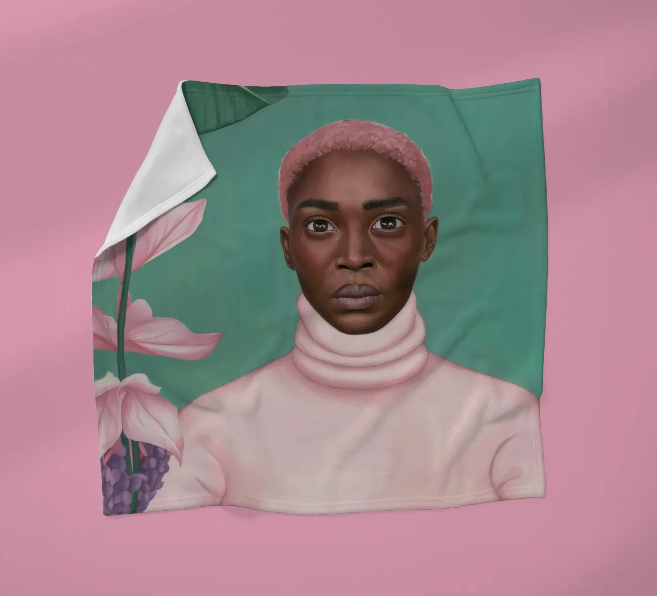 Pink Poise Profile coperta in pile da Opal Strokes