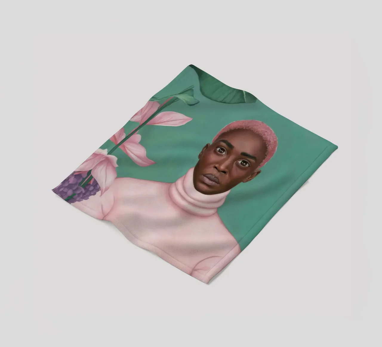 Pink Poise Profile coperta in pile da Opal Strokes