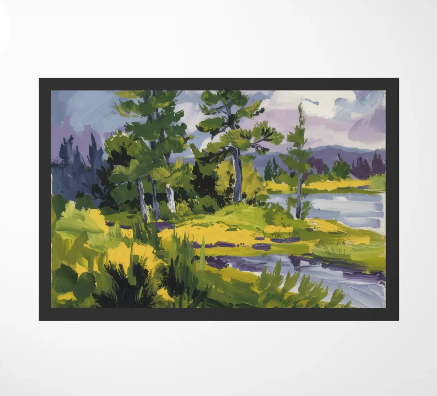 Bocht deurmat van Radiance Landscape