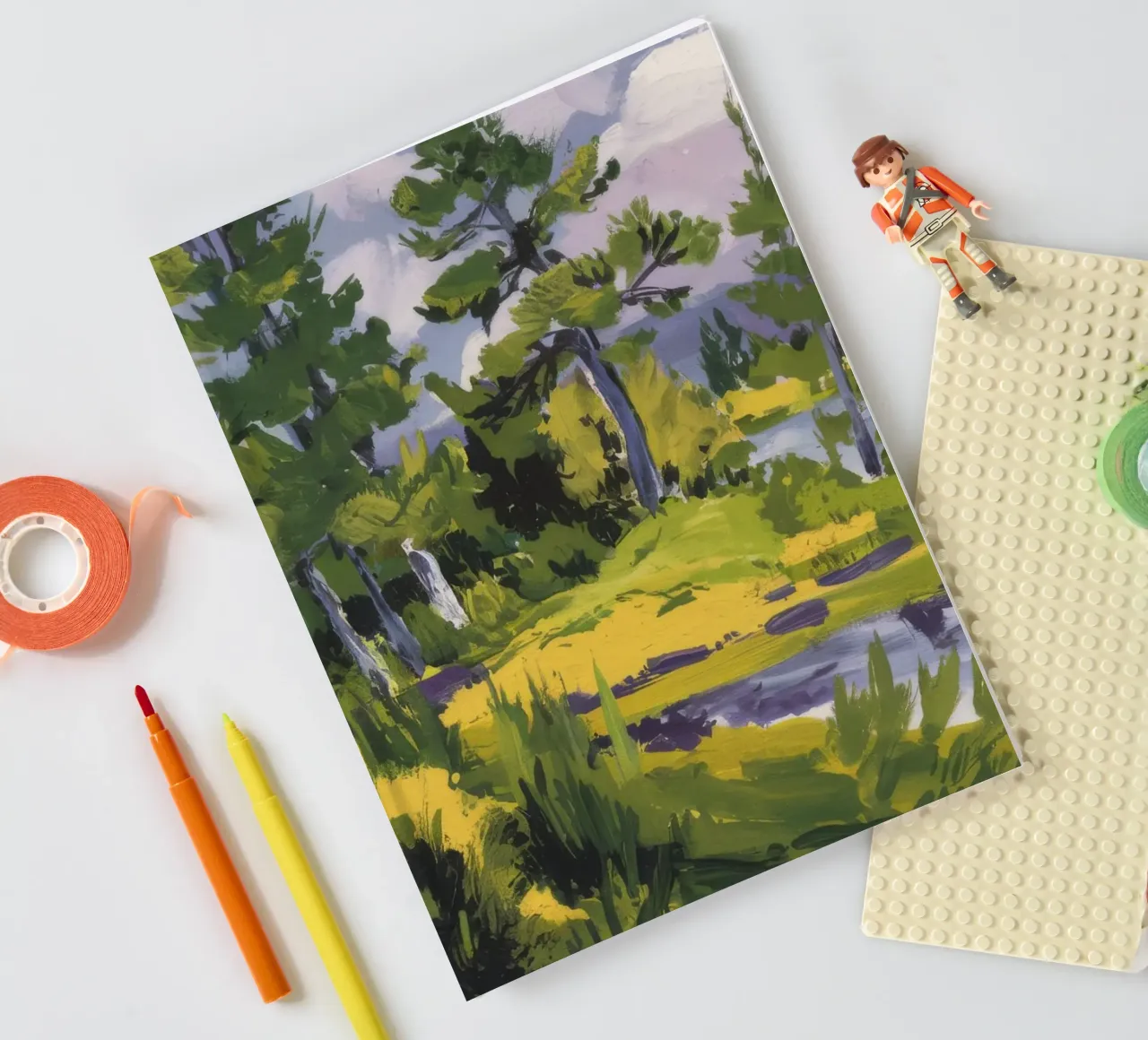 Pine River Bend notebook by Radiance Landscape
