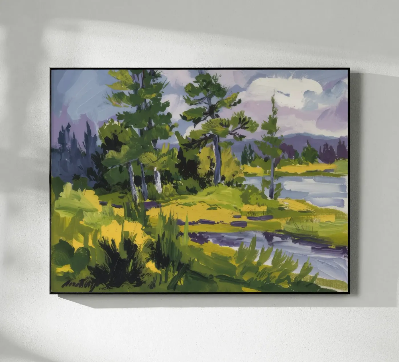 Pine River Bend plexiglas de Radiance Landscape