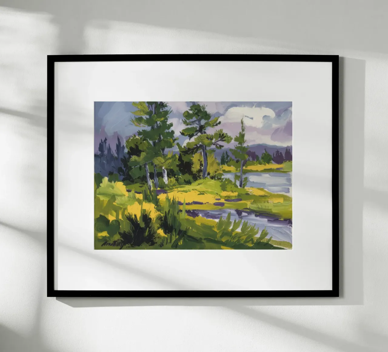 Ansa del fiume Pine poster da Radiance Landscape