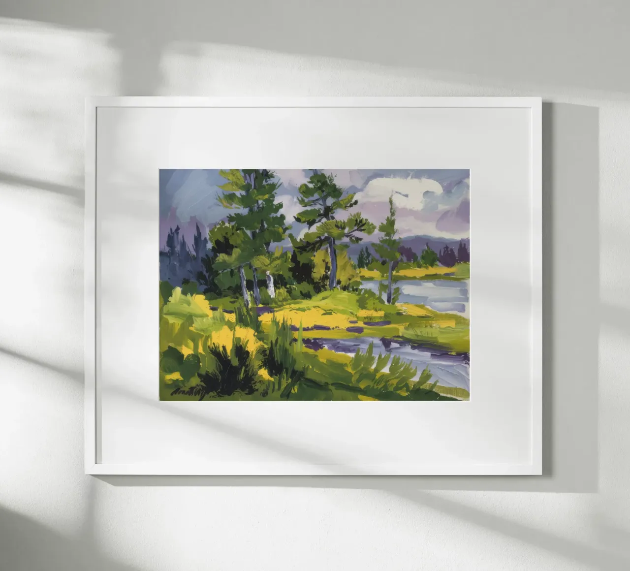 Ansa del fiume Pine poster da Radiance Landscape