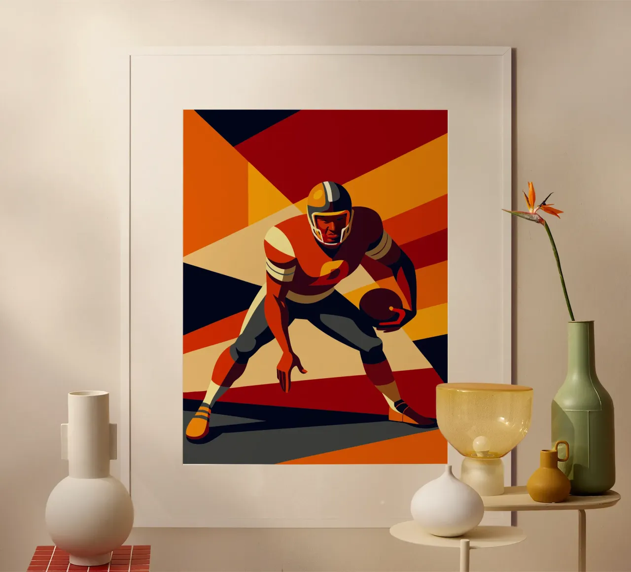 football sport vector imagination poster by Faiza