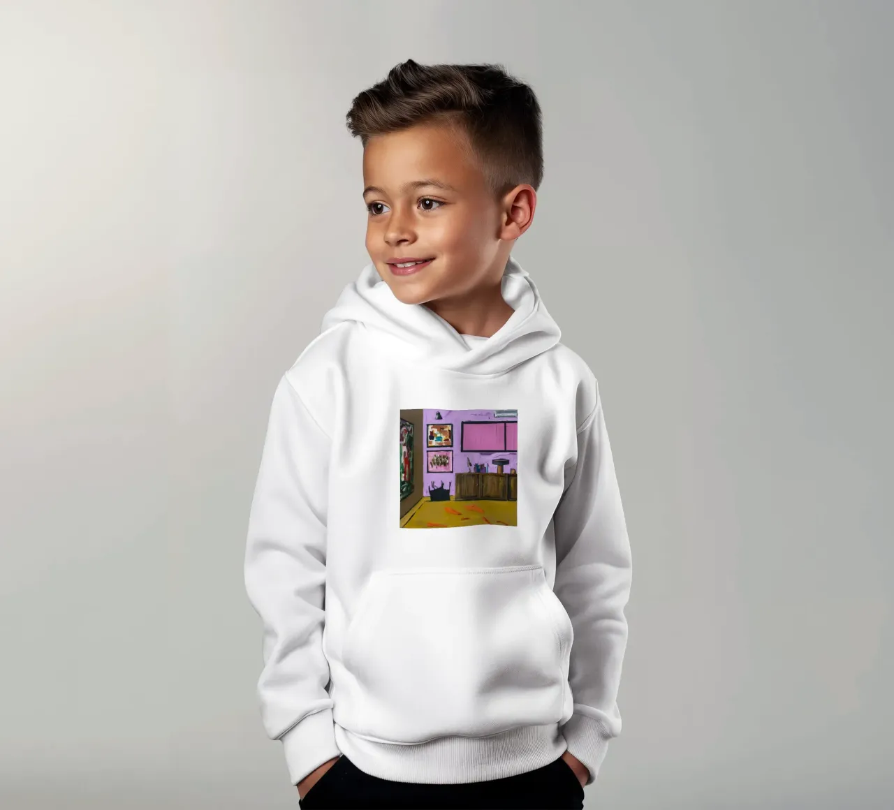 Array di gabinetto Roseate felpa bambino con cappuccio da Opal Strokes